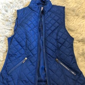 Blue Laura Scott Puffer Vest